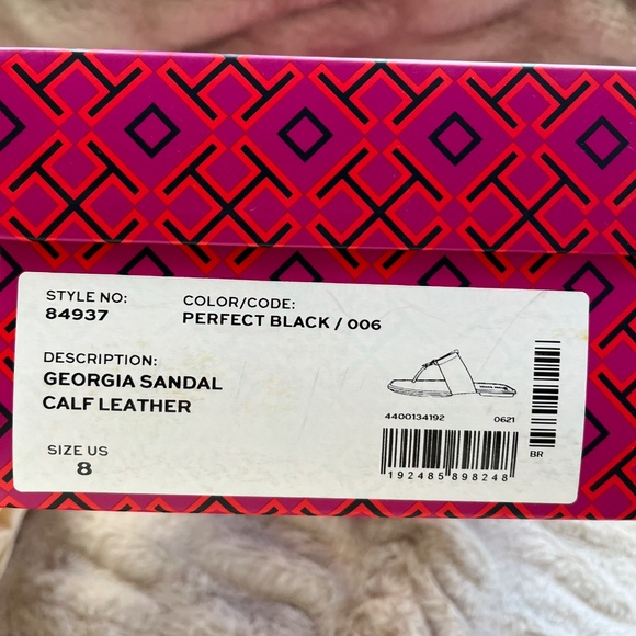 Tory Burch Georgia Leather Thong Sandals Calf Leather - Picture 5 of 5